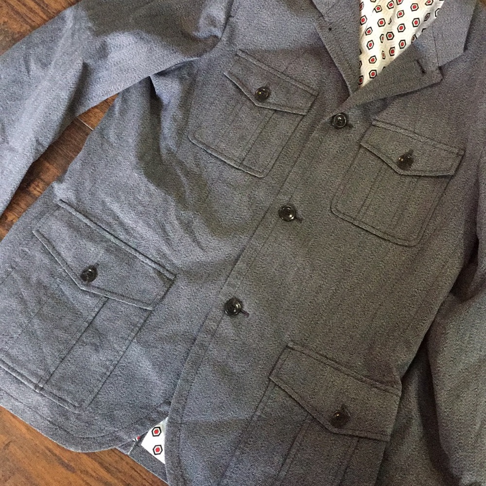 Armani Exchange Gray Blazer Men’s Medium Jacket - Picture 5 of 7